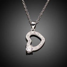 silver statement necklace hearts neon bijoux femme fspn002 J4U66