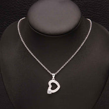 silver statement necklace hearts neon bijoux femme fspn002 J4U66