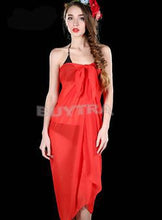 women swimsuit women beachwear Brilliant Sexy Dress Beach Bikini dress chiffon long dress J4U66